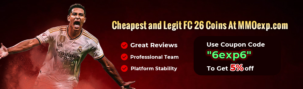 Cheapest and Legit FC 26 Coins At MMOexp.com